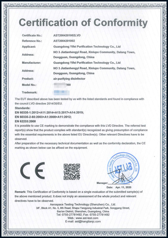 CE Certificate