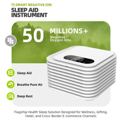 50 Million Pcs/cm Negative Oxygen Ion Concentration Smart Home HEPA Filter Air Purifier Sleep Mode Quiet Operation for Home