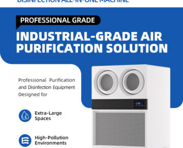 300㎡ room use air Purifier Removes Chloride Ions, Fluoride Ions, Radon Gas, Deodorizes, Removes Formaldehyde, and Eliminates VOCs.
