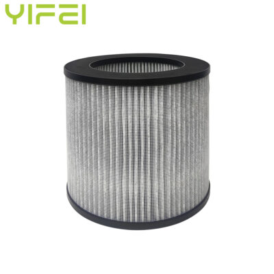 Cylindrical air Filter Plastic Shell ODM air Filter Factory Compatible Brand air Purifier Replacement HEPA Air Filter